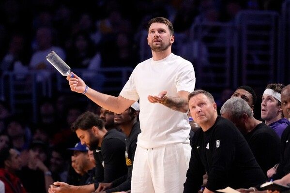 Luka Doncic says being injured during Lakers’ playoff run has been ‘very frustrating’ image