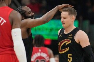Cavs guard Sam Merrill out with hamstring injury versus Pistons in Game 2 of their 2nd-round series image