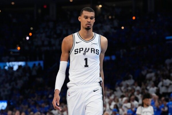 Wembanyama disappointed after Spurs fall to Thunder, despite another brilliant stat line image
