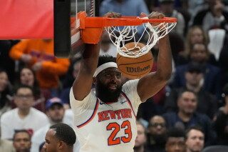 Robinson with Knicks for practice Tuesday, a day before Game 1 of NBA Finals image