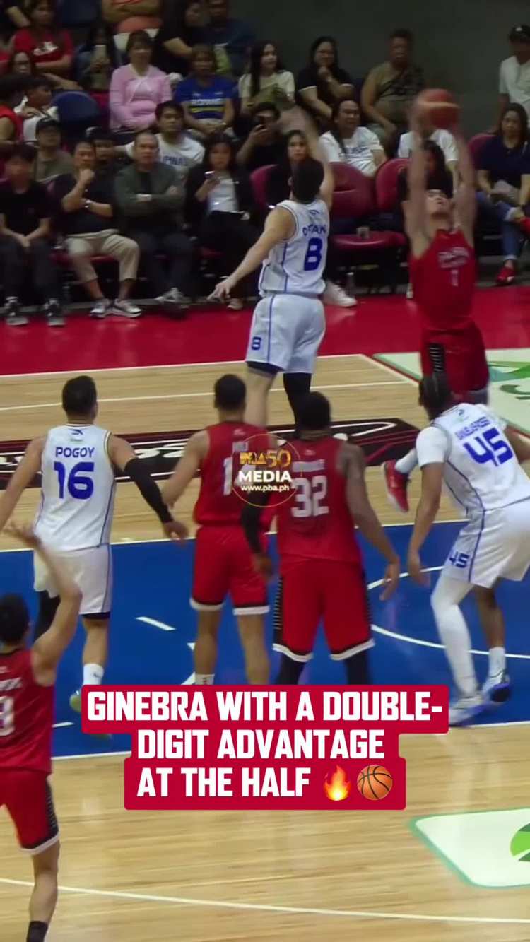 GINEBRA WITH A DOUBLE-DIGIT ADVANTAGE AT THE HALF 🔥 image