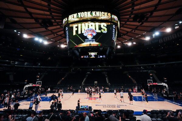 The NBA Finals are back in New York, and everyone seems caught up in the hoopla except the Knicks image