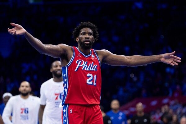 Joel Embiid returns to 76ers lineup after missing 9 games with knee soreness image